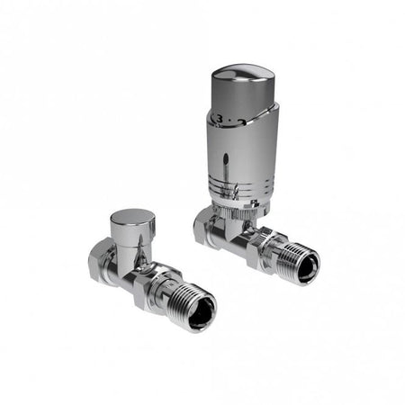 Kartell CR-TRV201S Design Straight TRV Twin Pack - Chrome