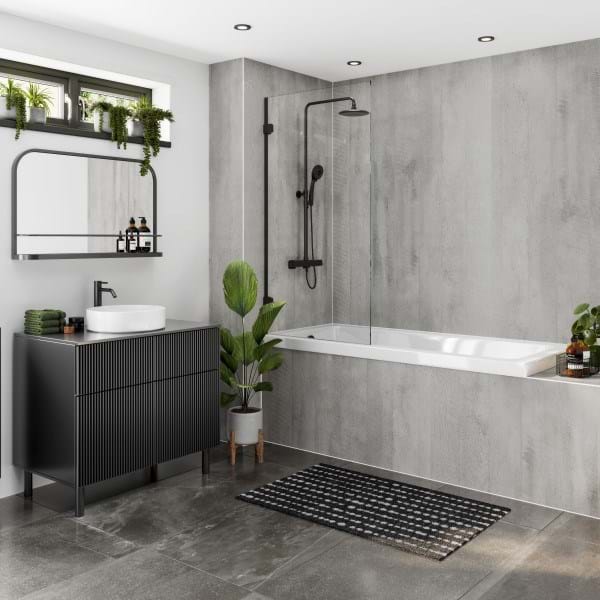 Linda Barker Panel - Concrete Formwood (6362) - Hydro-Lock T&G - 2400 x 598 x 11mm - FSC Mix 70%