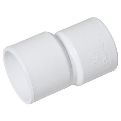 FloPlast WS50 40mm x 32mm White ABS Level Invert Reducer