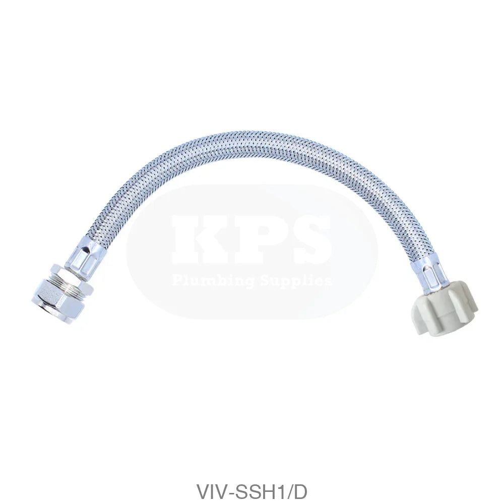 1/2 (Nylon) x 15mm - 300mm Flexible Hose Plumbing Spares