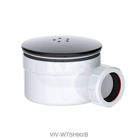 1 1/2 Shower Trap (90mm tray) Matt Black Plumbing Spares