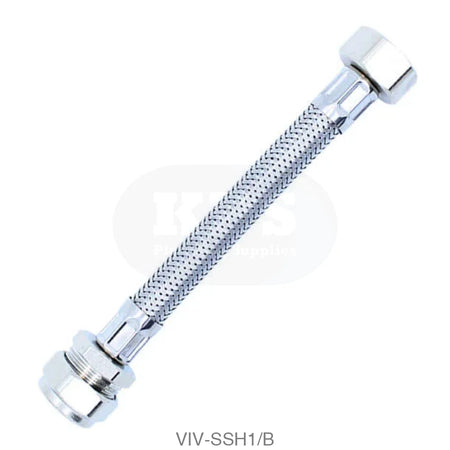 1/2 x 15mm - 150mm Flexible Hose Plumbing Spares