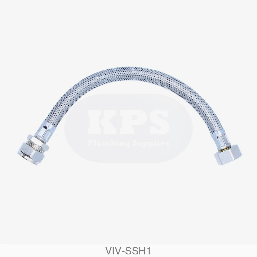1/2 x 15mm - 300mm Flexible Hose Plumbing Spares