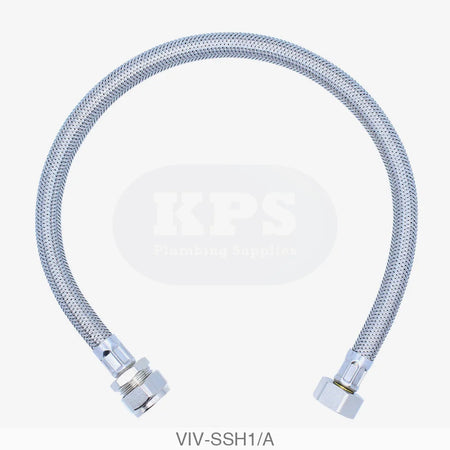 1/2 x 15mm - 500mm Flexible Hose Plumbing Spares