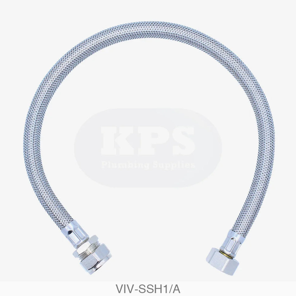 1/2 x 15mm - 500mm Flexible Hose Plumbing Spares