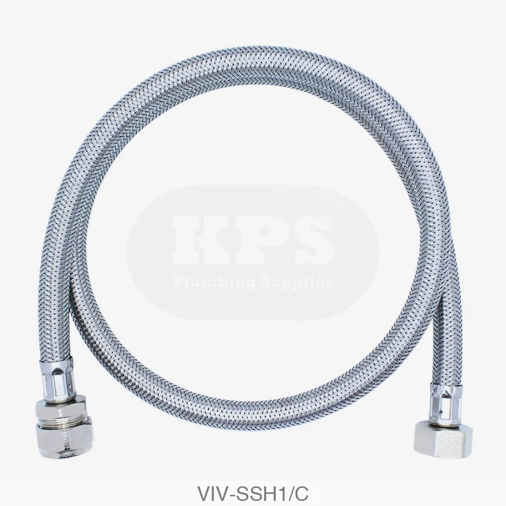 1/2 x 15mm - 900mm Flexible Hose Plumbing Spares