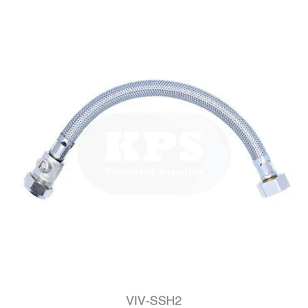 1/2 x 15mm ISO - 300mm Flexible Hose Plumbing Spares