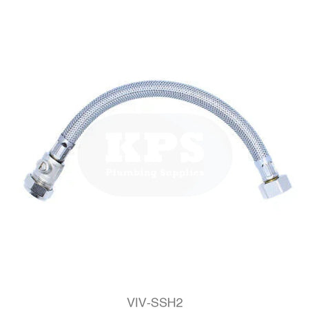 1/2 x 15mm ISO - 300mm Flexible Hose Plumbing Spares