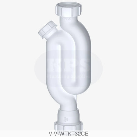 1 1/4 Straight Through Trap Plumbing Spares