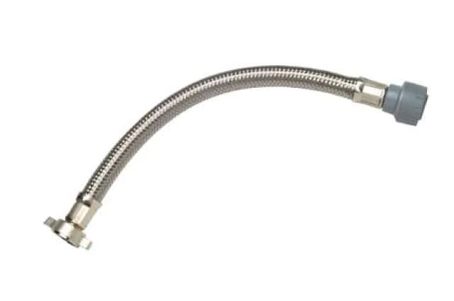 Polyplumb PB6822 Braided Flexible Connector 22mm x 3/4 x 300mm