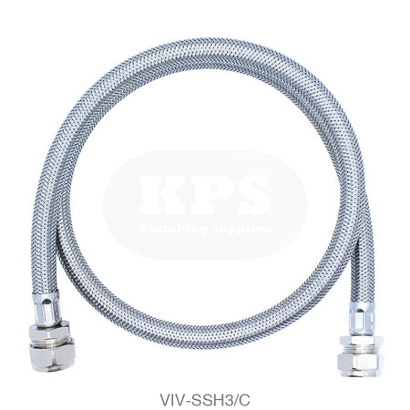 15mm x 15mm - 900mm Flexible Hose Plumbing Spares
