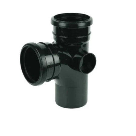 FloPlast SP190 110mm Black 92.5° Branch