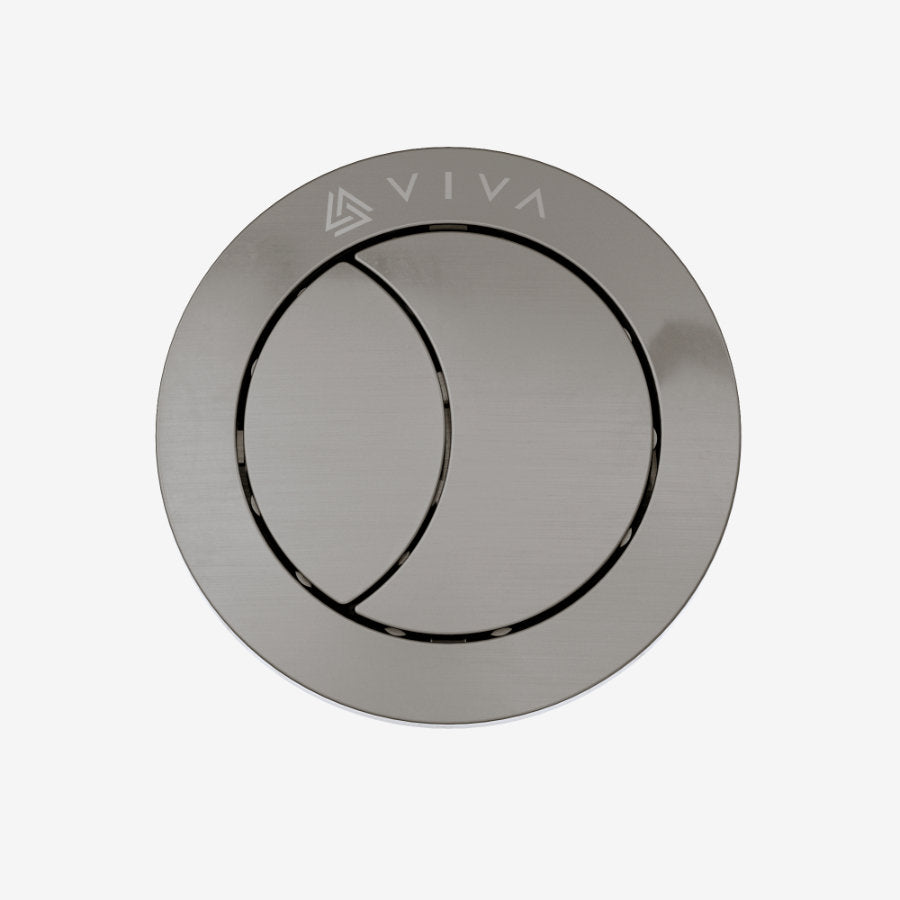 Viva UNI/SBBN Skylo Brushed Nickel Dual Flush Button