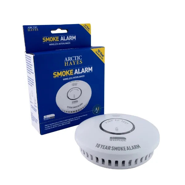Arctic Hayes Smoke Alarm 10 Year Wireless Interlinked