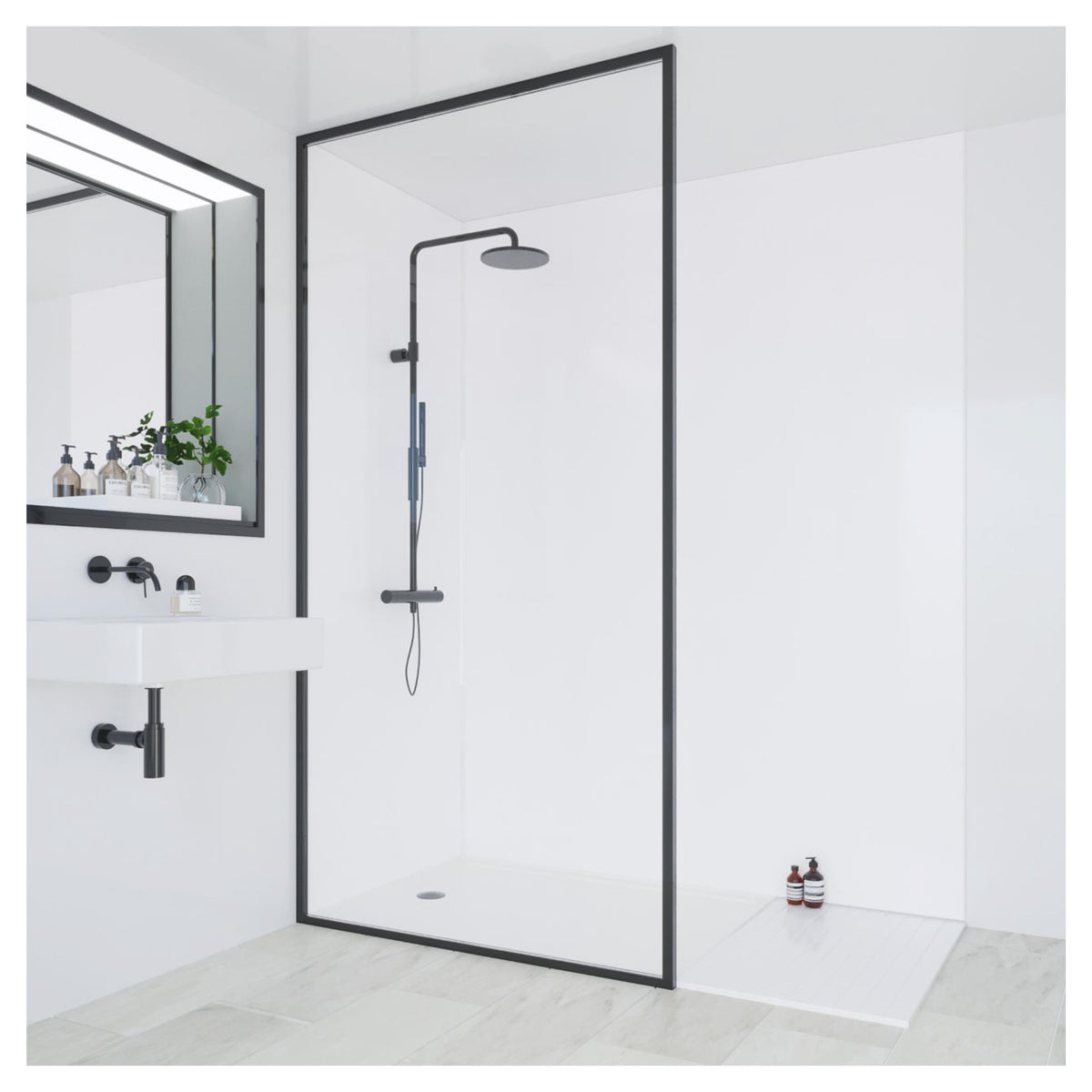 Multipanel Classic Natural White Unlipped Wall Panel - 2400 x 900 x 11mm