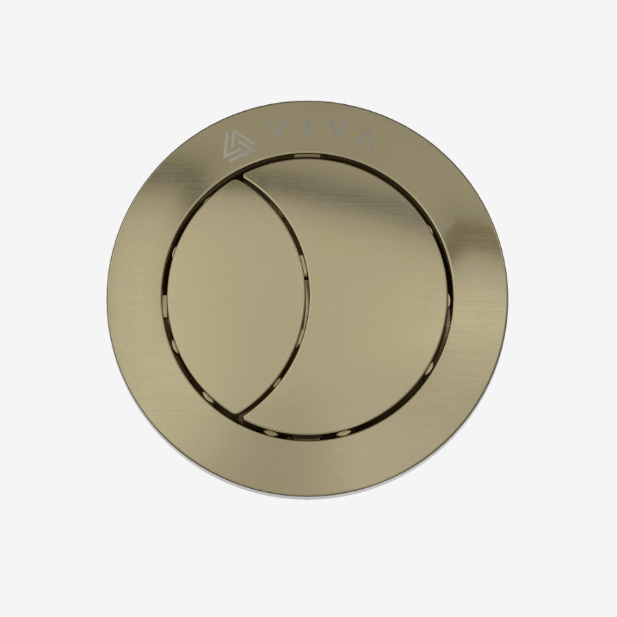 Viva UNI/SBBB Skylo Brushed Brass Dual Flush Button