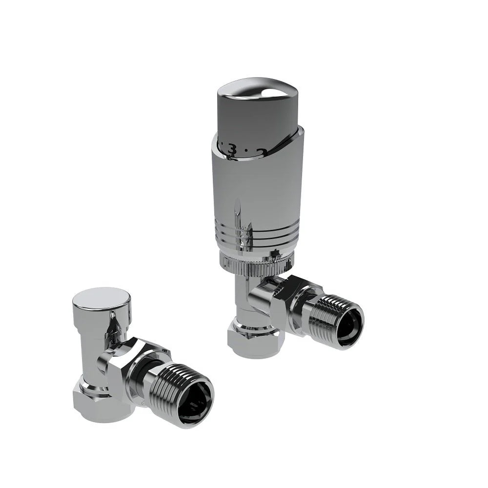 Kartell CR-TRV301A Design Angled TRV Twin Pack - Chrome