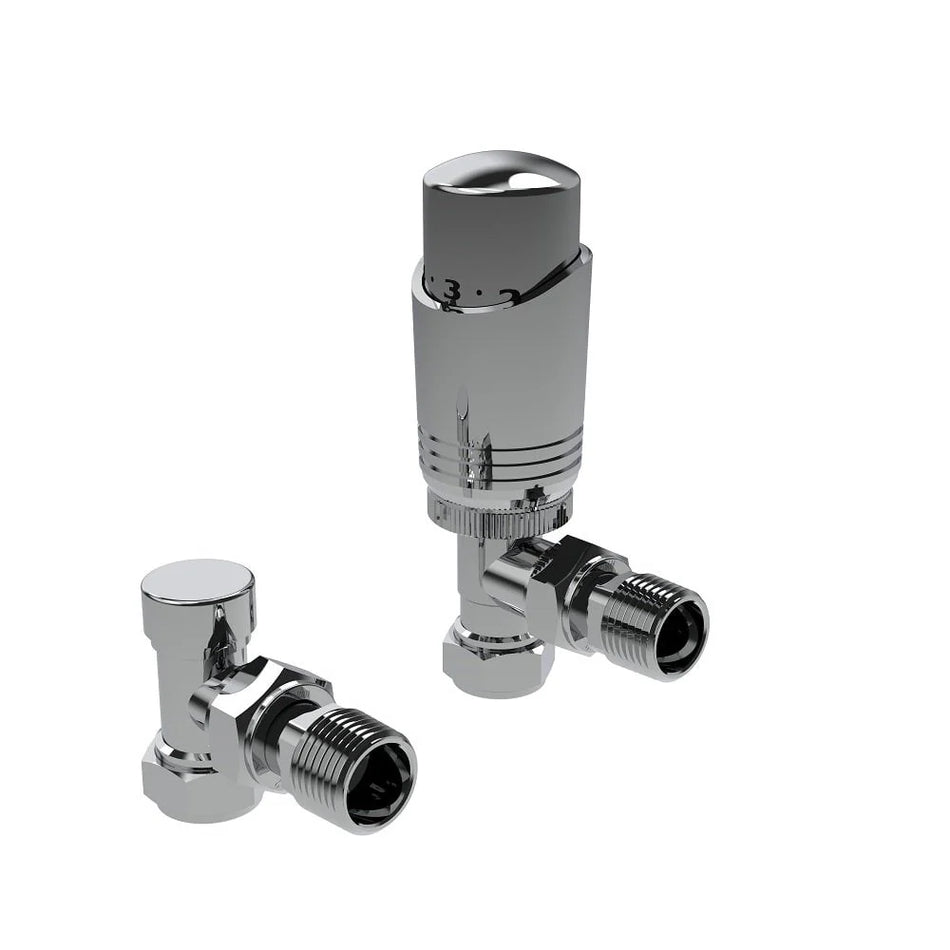 Kartell CR-TRV301A Design Angled TRV Twin Pack - Chrome