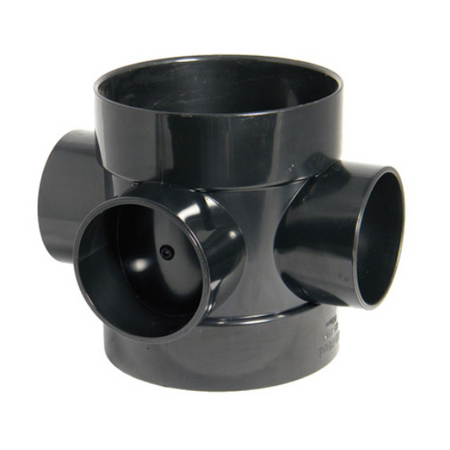 FloPlast SP583/SS583 110mm Black Boss Pipe