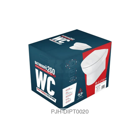 2Go Btw Rim S/C Seat (Red/Blue Box) Bathroom Brands