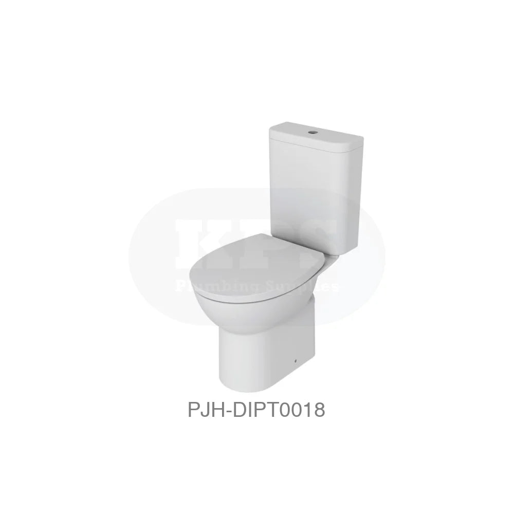 2Go WC CC Rim S/C Seat (Red/Blue Box) – White - Bathroom Brands
