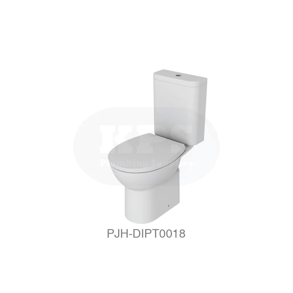 2Go WC CC Rim S/C Seat (Red/Blue Box) – White - Bathroom Brands