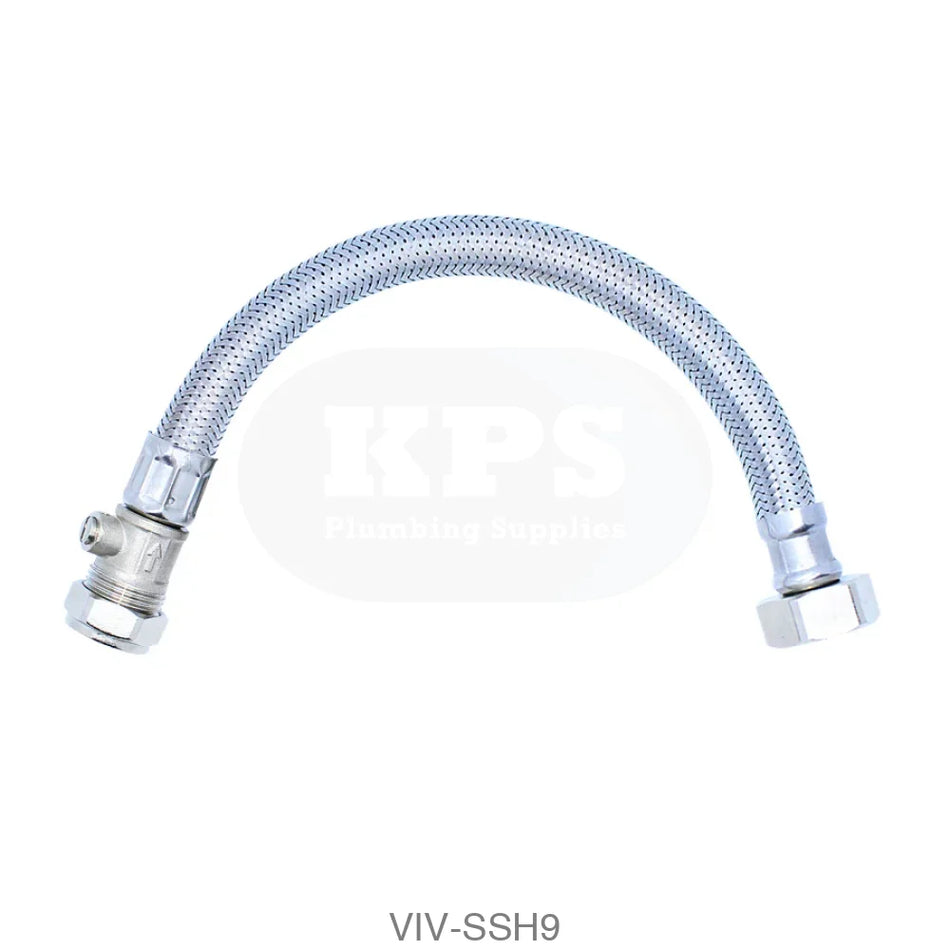 3/4 x 15mm ISO - 300mm Flexible Hose Plumbing Spares