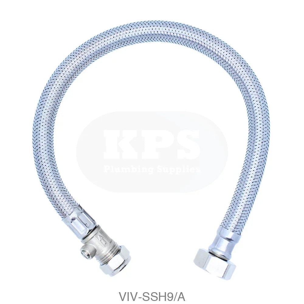 3/4 x 15mm ISO - 500mm Flexible Hose Plumbing Spares