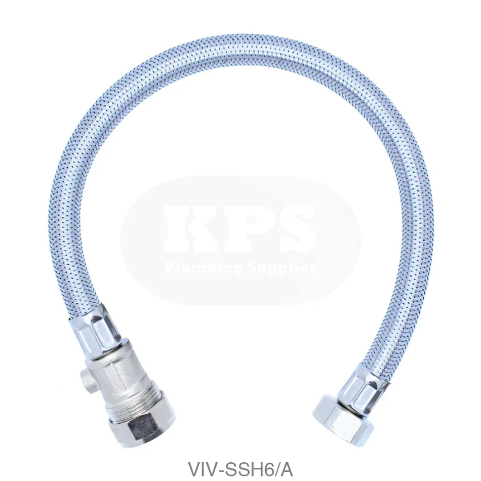 3/4 x 22mm ISO - 500mm Flexible Hose Plumbing Spares