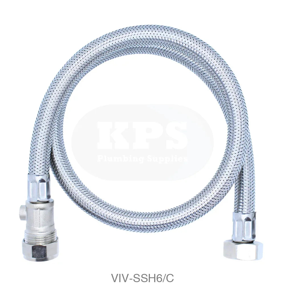 3/4 x 22mm ISO - 900mm Flexible Hose Plumbing Spares