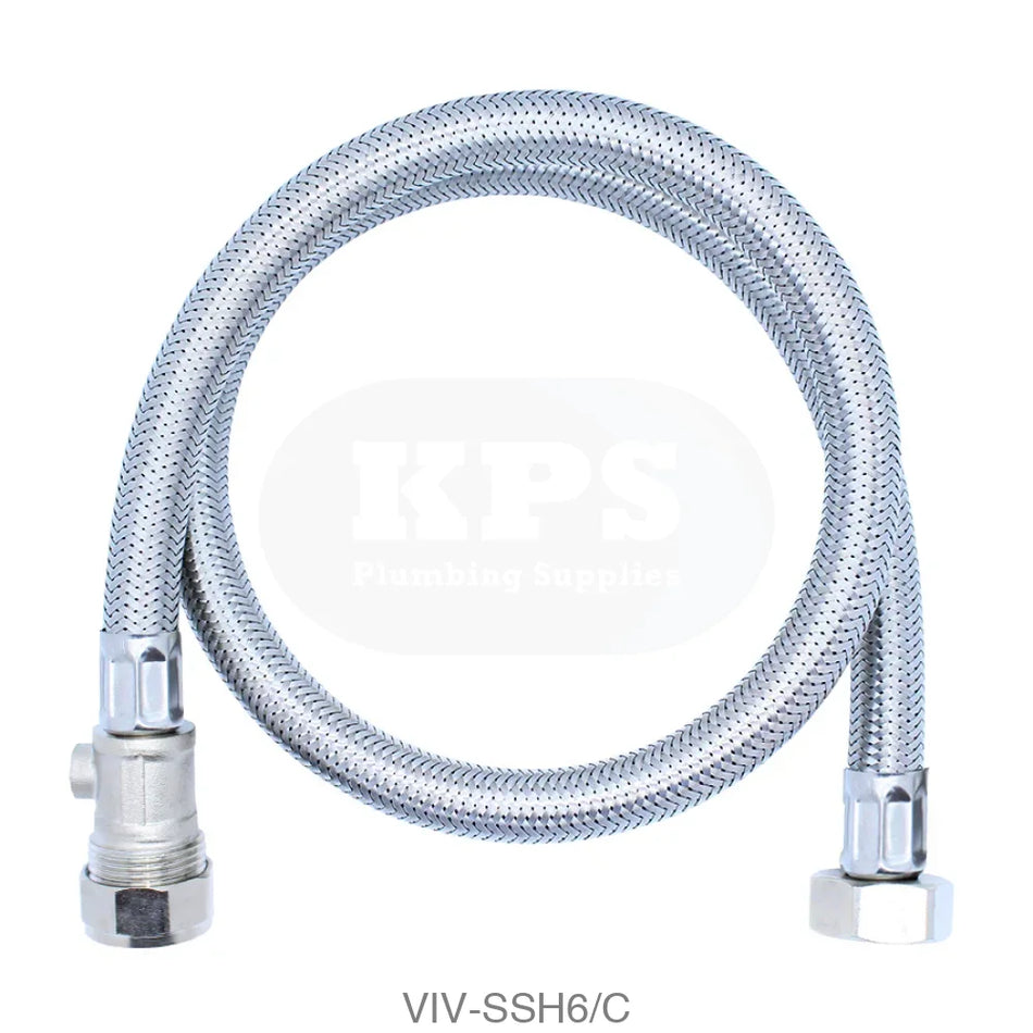 3/4 x 22mm ISO - 900mm Flexible Hose Plumbing Spares