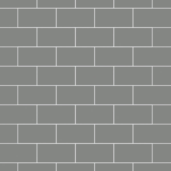 Multipanel Tile Effect Dust Grey Hydrolock T&G Wall Panel - 2400 x 598 x 11mm