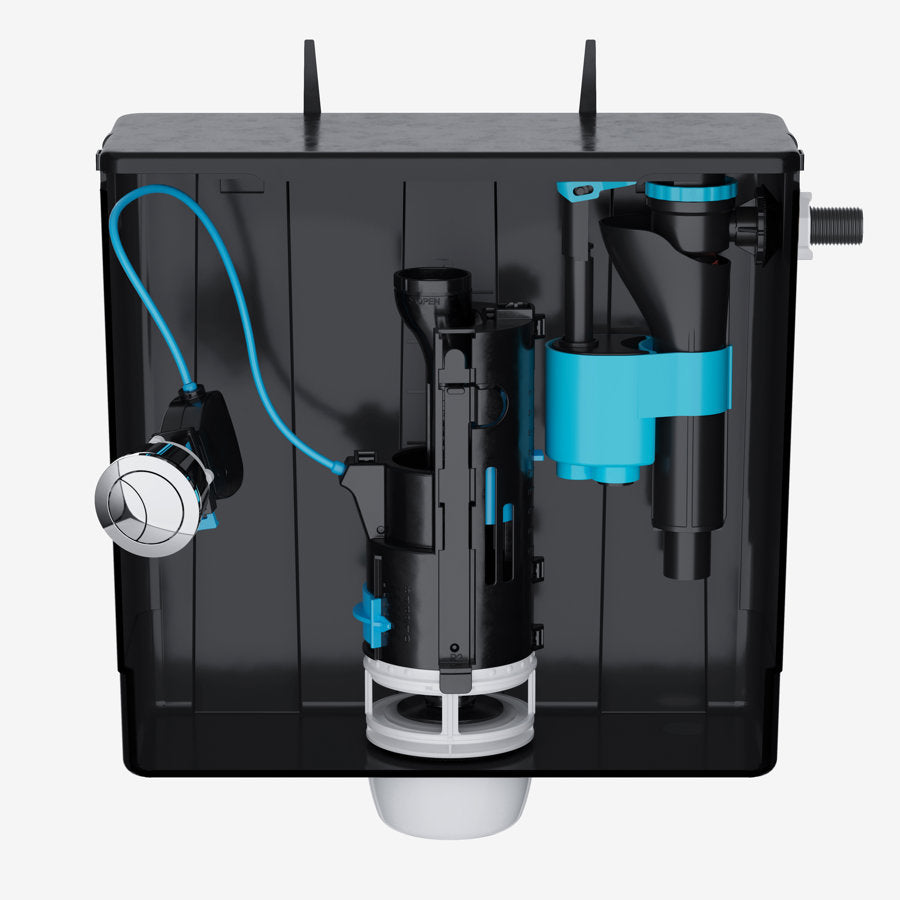Viva Sanitary Skylo (Side Entry) Black Concealed Cistern SKYCC02