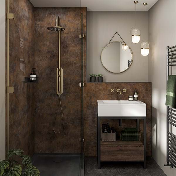Linda Barker Panel - Corten Elements (8832) - Hydro-Lock T&G - 2400 x 1200 x 11mm - FSC Mix 70%