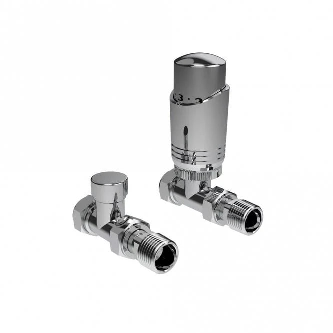 Kartell CR-TRV201S Design Straight TRV Twin Pack - Chrome