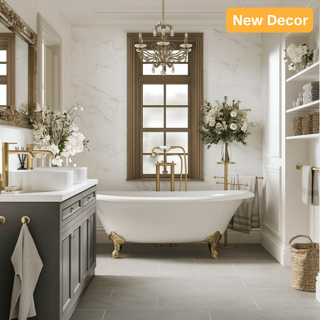 Pure Panel - Crystal Marble (0800) - Hydro-Lock T&G - 2400 x 1200 x 11mm - FSC Mix 70%