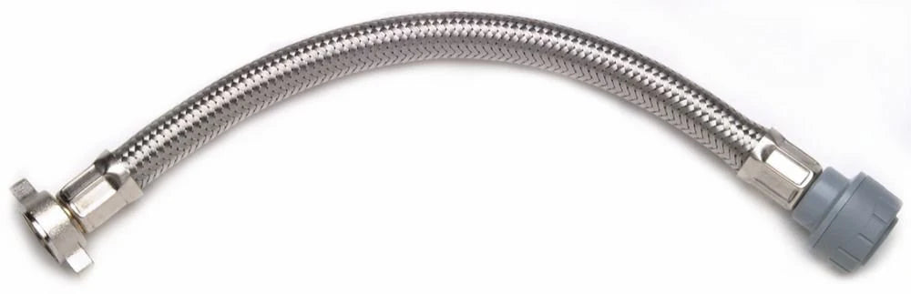 Polyplumb PB681534 Braided Flexible Connector 15mm x 3/4 x 300mm