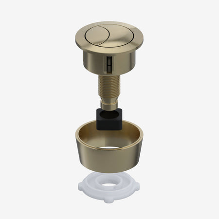 Viva UNI/SBBB Skylo Brushed Brass Dual Flush Button