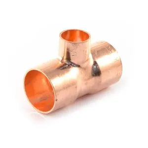 End Feed 22mm x 22mm x 15mm Reducing Tee Branch