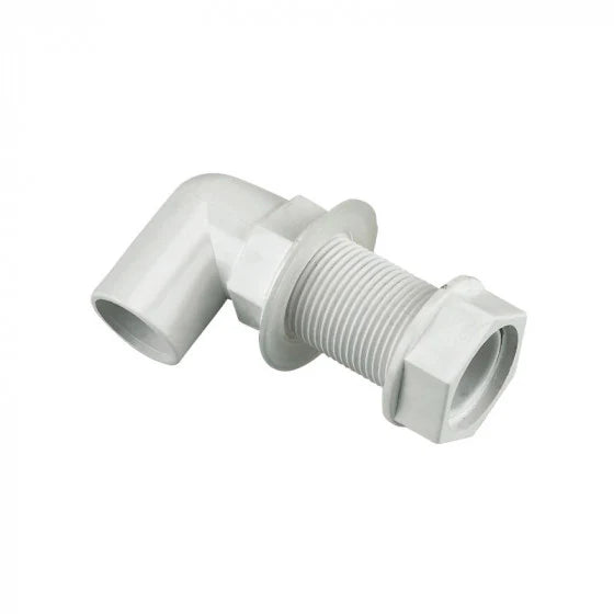 FloPlast White OS15 21.5mm Wh.o/f Bent Tank Conn