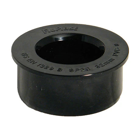 FloPlast SP21/SS21 40mm Black Boss Adaptor