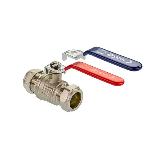 Lever Ball Valve 15mm Red/Blue 305516