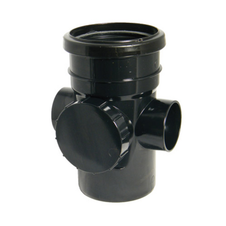 FloPlast SP274 110mm Black Accesspipe-s&s