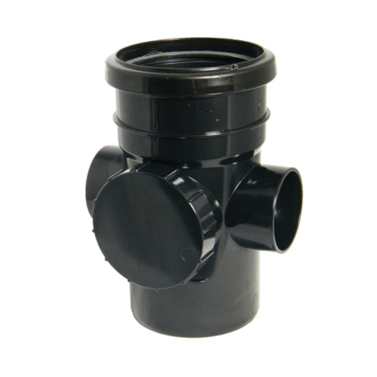 FloPlast SP274 110mm Black Accesspipe-s&s