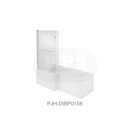 700 L Shape/P Shape End Panel - White Bathroom Brands