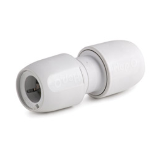 Hep2O HD1/22W Straight Connector 22mm