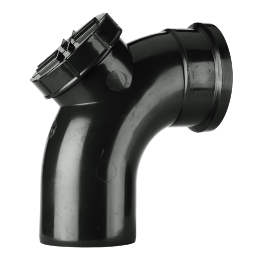 FloPlast SP169 110mmBLACK 92.5°ACCESS Bend