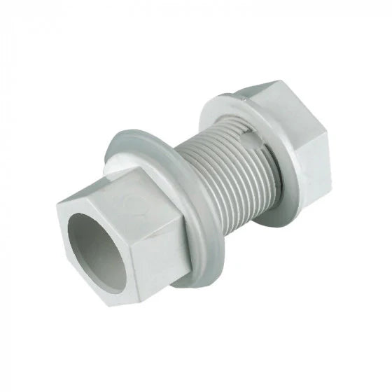 FloPlast White OS14 21.5mm Wh.o/f Str.tank.conn.