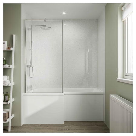 Multipanel Classic White Snow Hydrolock T&G Wall Panel - 2400 x 598 x 11mm
