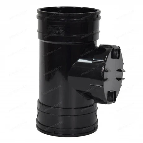 FloPlast SS275 110mm BLACK ACCESSPIPE-DS